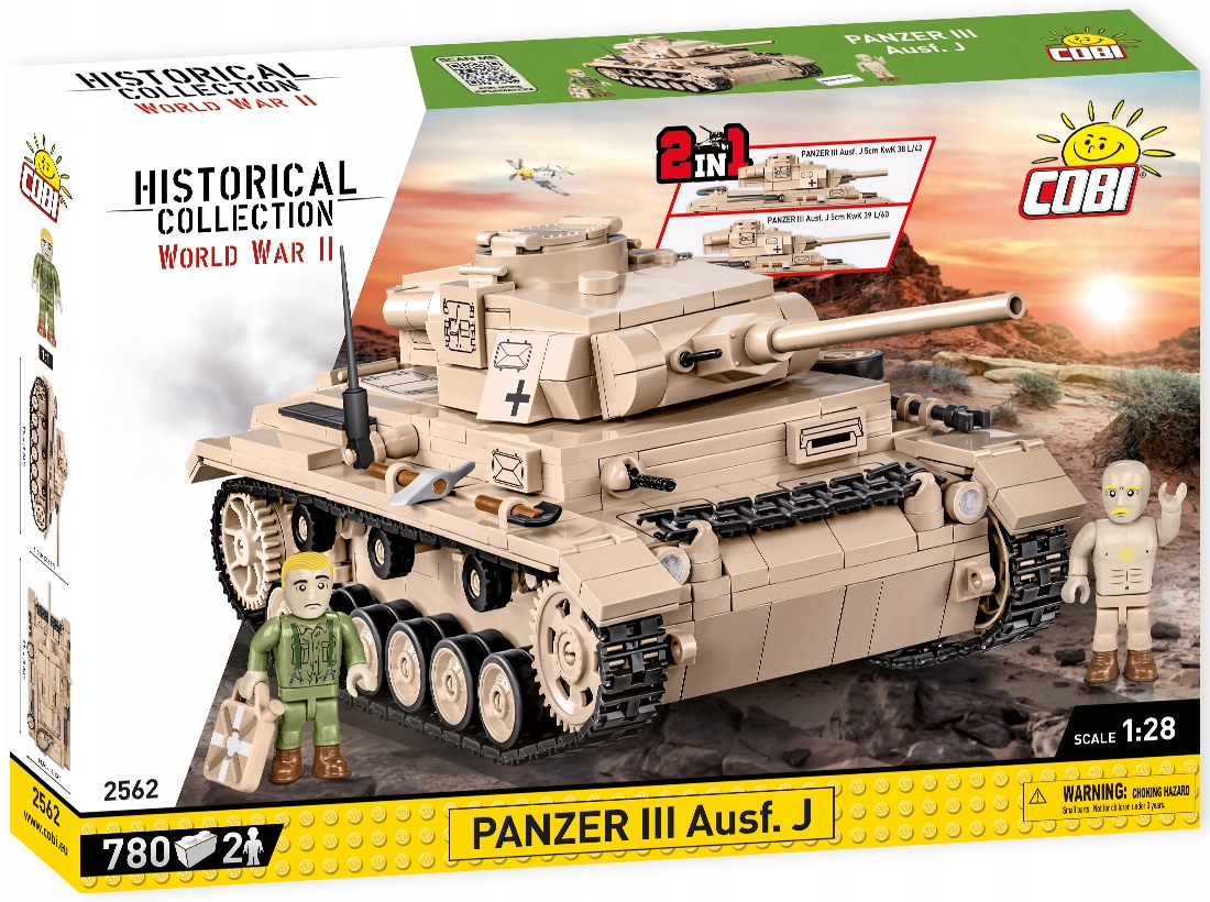 

Cobi 2562 Hc Wwii Czołg Panzer III Ausf. J