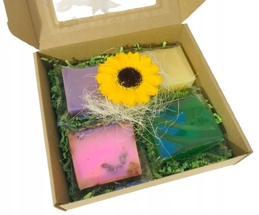 Box Krabička S Přírodními Mýdly 4ks krásně voní jako dárek