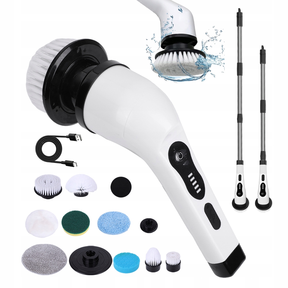 Levně Elektrický Rotační Kartáč 9 V 1, Vysoce Kvalitní A Odolný, Multifunkční