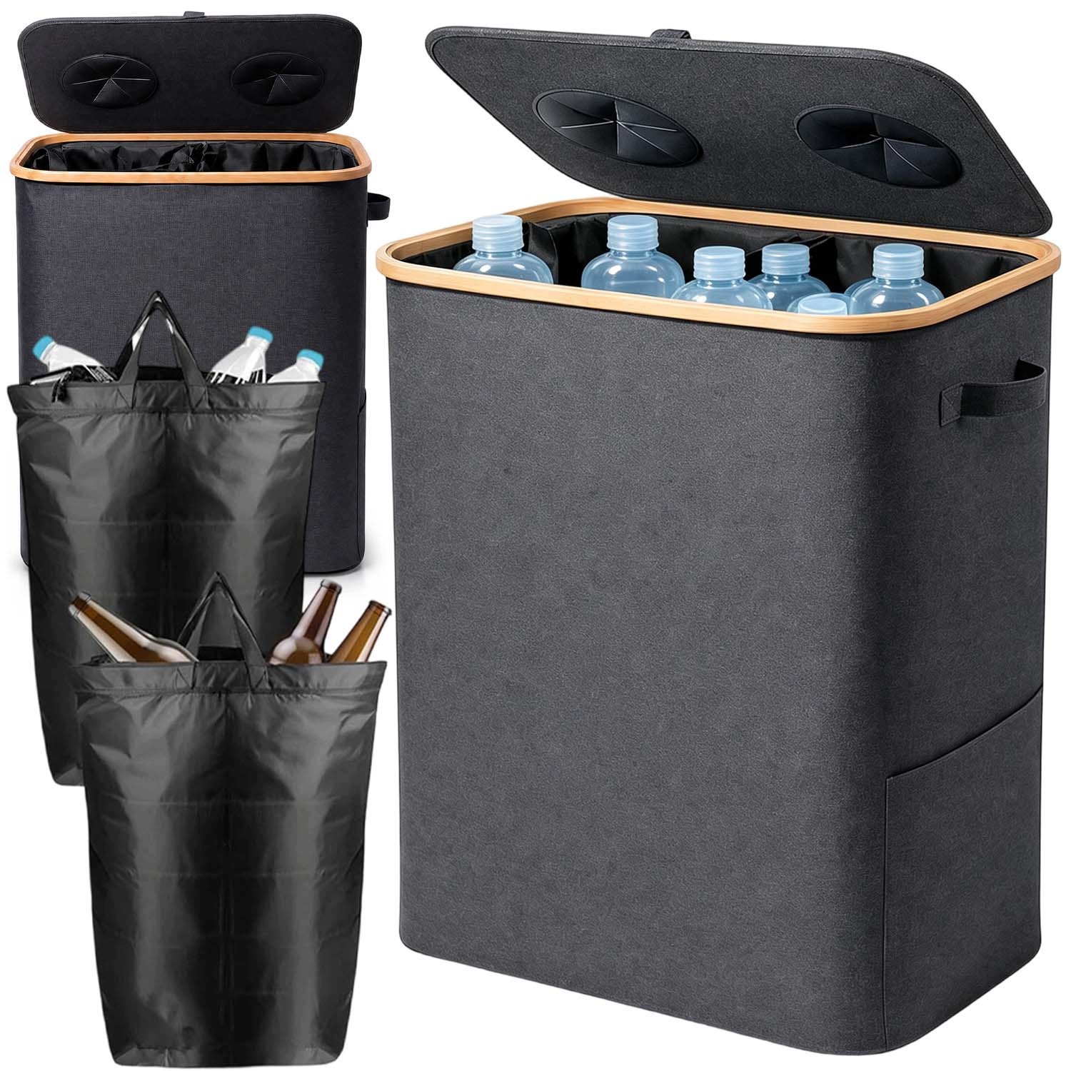 Koš Taška Na Recyklaci Odpadu Plastová Pet Láhev Skládací Nádoba 140 L