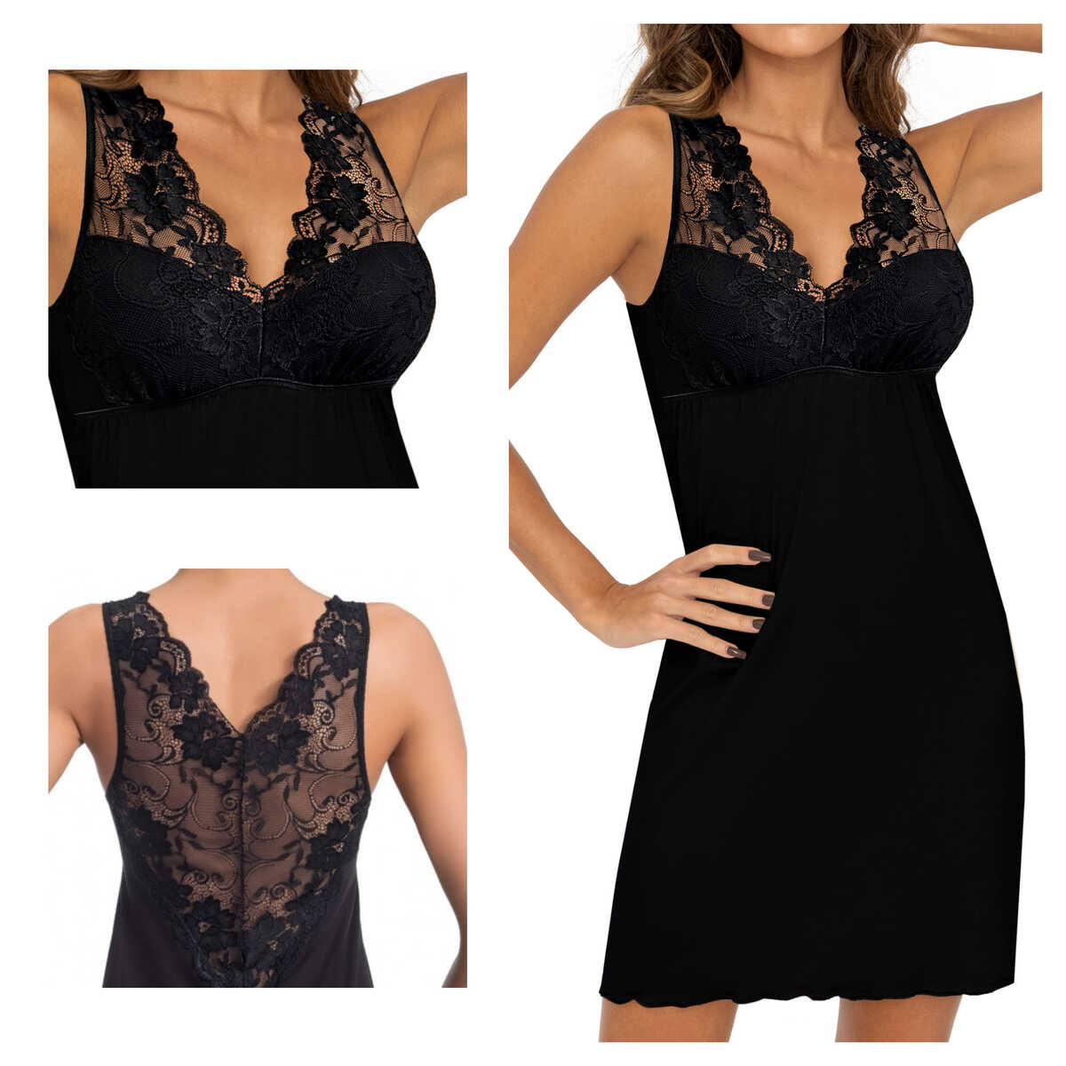 Noční košilka Donna noční košile velikost 2XL