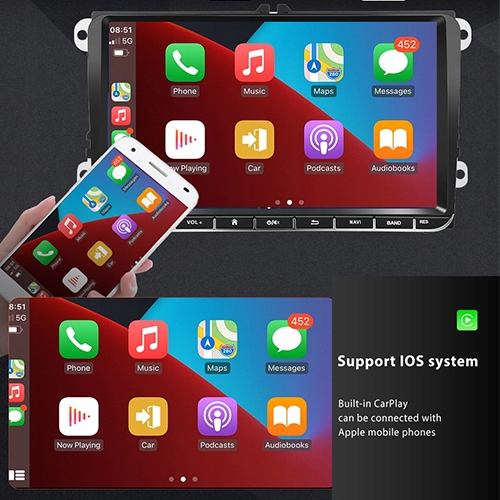 RADIO 2 DIN ANDROID VW GOLF 5 6 V VI PASSAT B6 B7 Marka inna