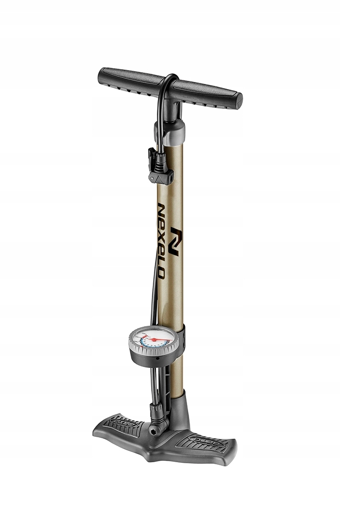 

Pompka podłogowa stalowa z manometrem Av/dv/fv