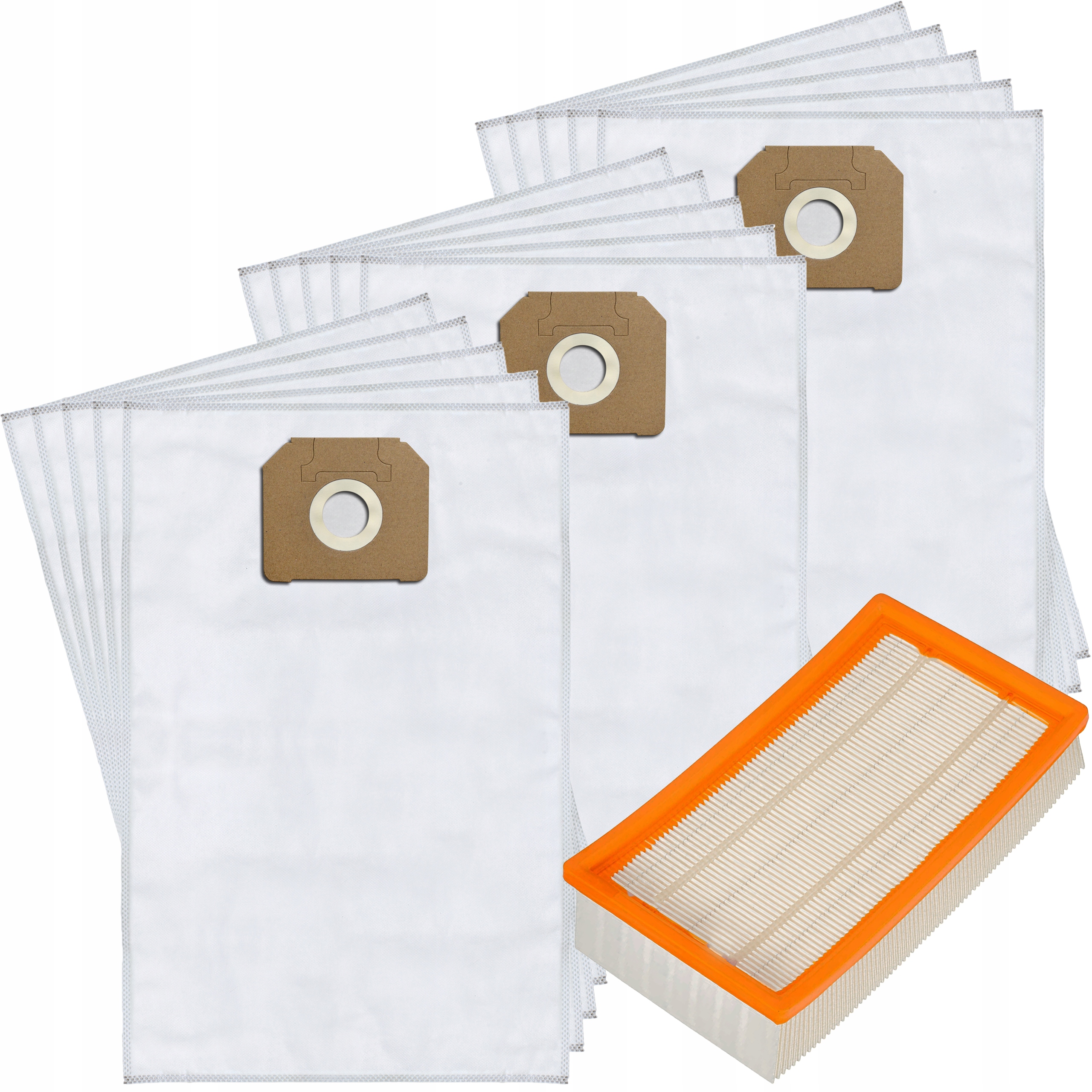 15x Worki Filtr do odkurzacza Bosch Gas 35 L Afc Karcher Nt 25 Nt 35 Nt 361