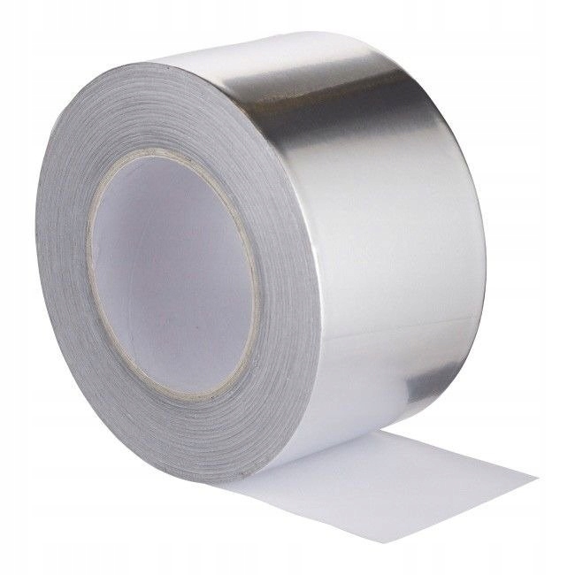 TAŚMA ALUMINIOWA GŁADKA TAŚMA SAMOPRZYLEPNA 72 mm 50 m TAŚMA SZARA MOCNA EAN (GTIN) 5905342633358