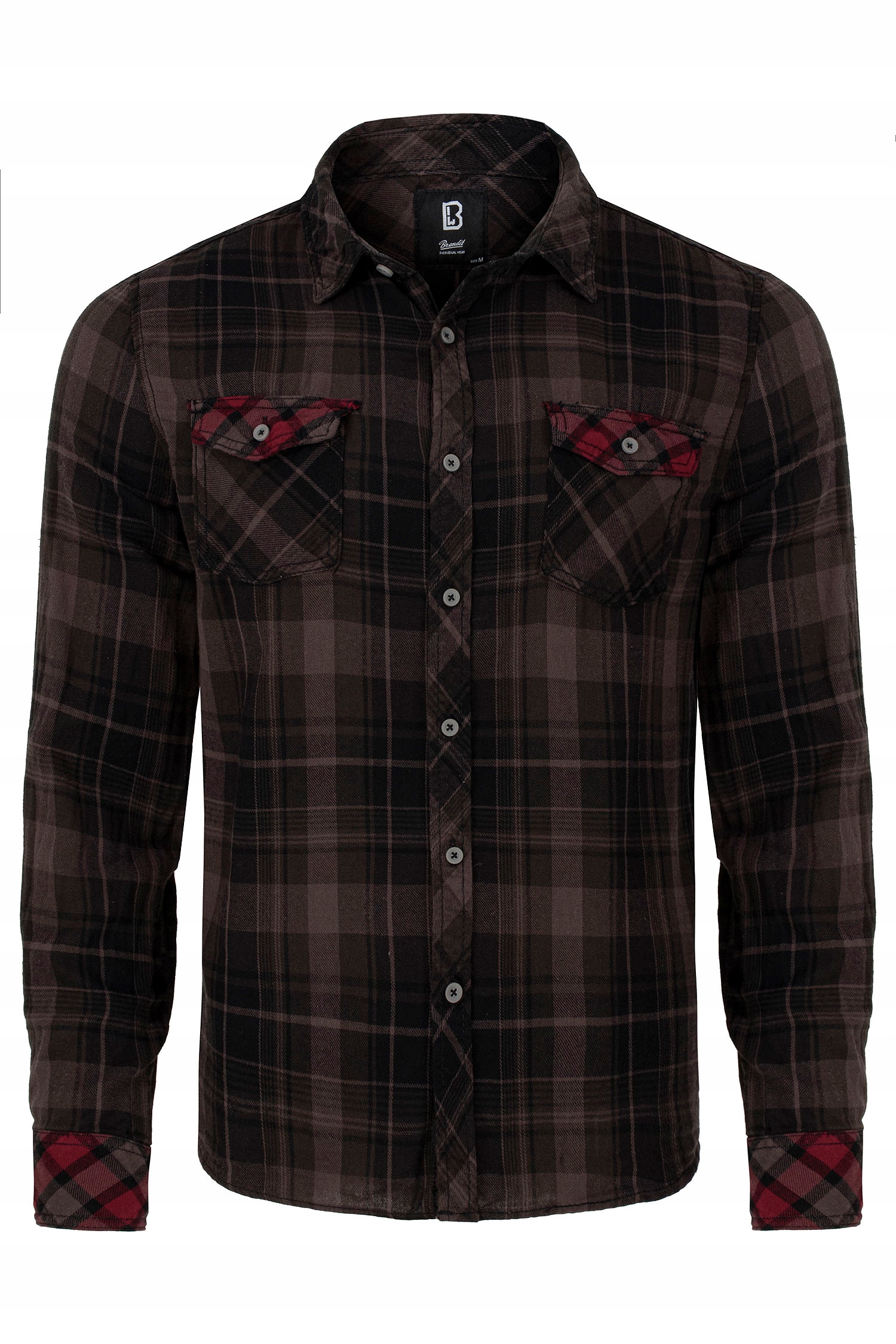 Koszula Brandit Duncan brown/black M