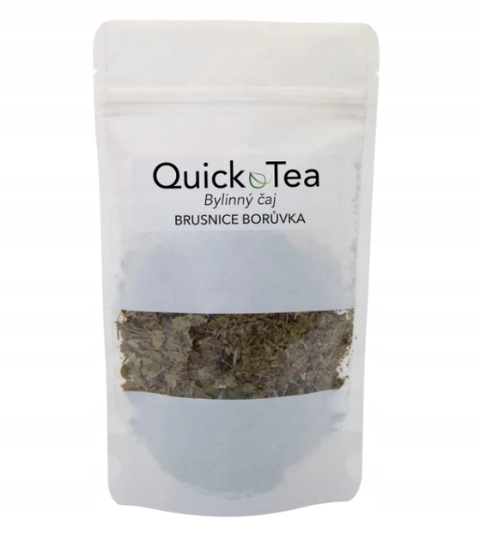 QuickTea Borůvka nať řezaná 1000 g