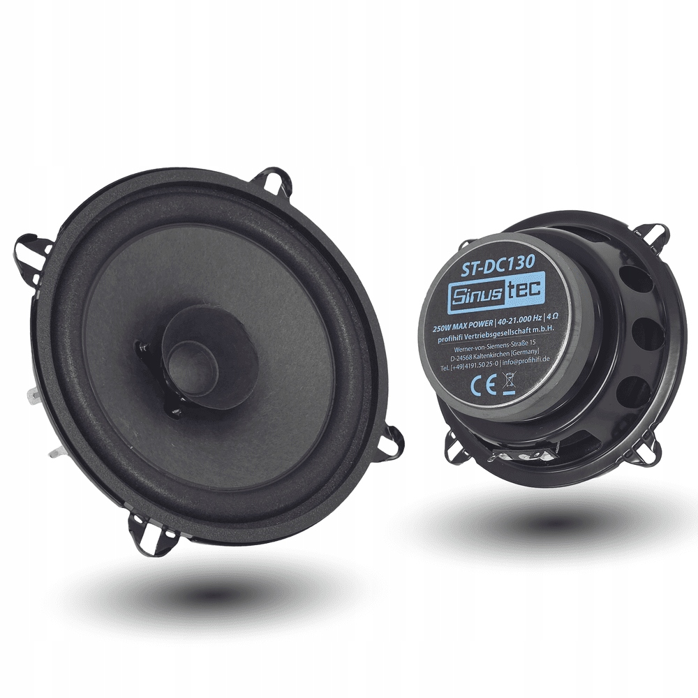 Sinustec ST-DC130 Dual Cone głośniki samochodowe 13cm 130mm 120W Rms