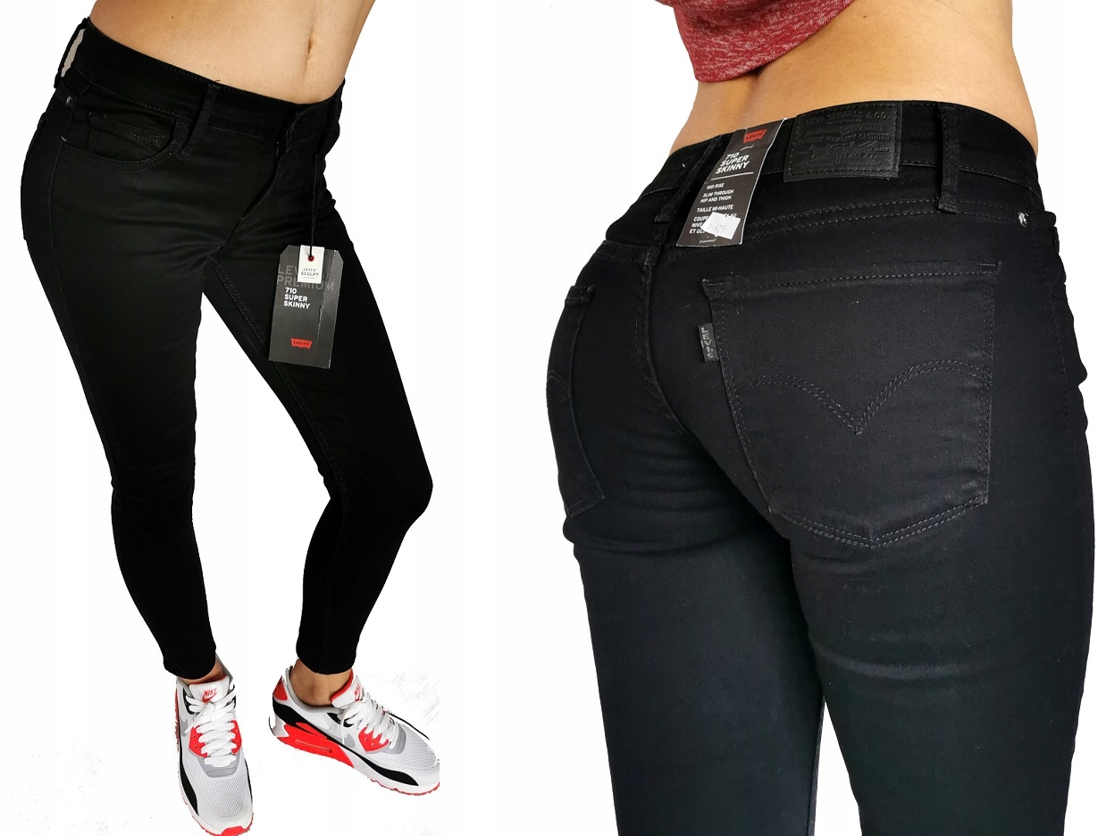 

rurki Levi`s 710 Super Skinny W26 L32 czarne New
