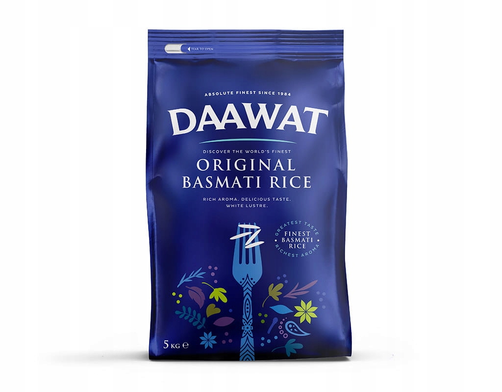 Ryż Basmati Daawat Original Basmati Rice 5kg 12003975366 - Allegro.pl