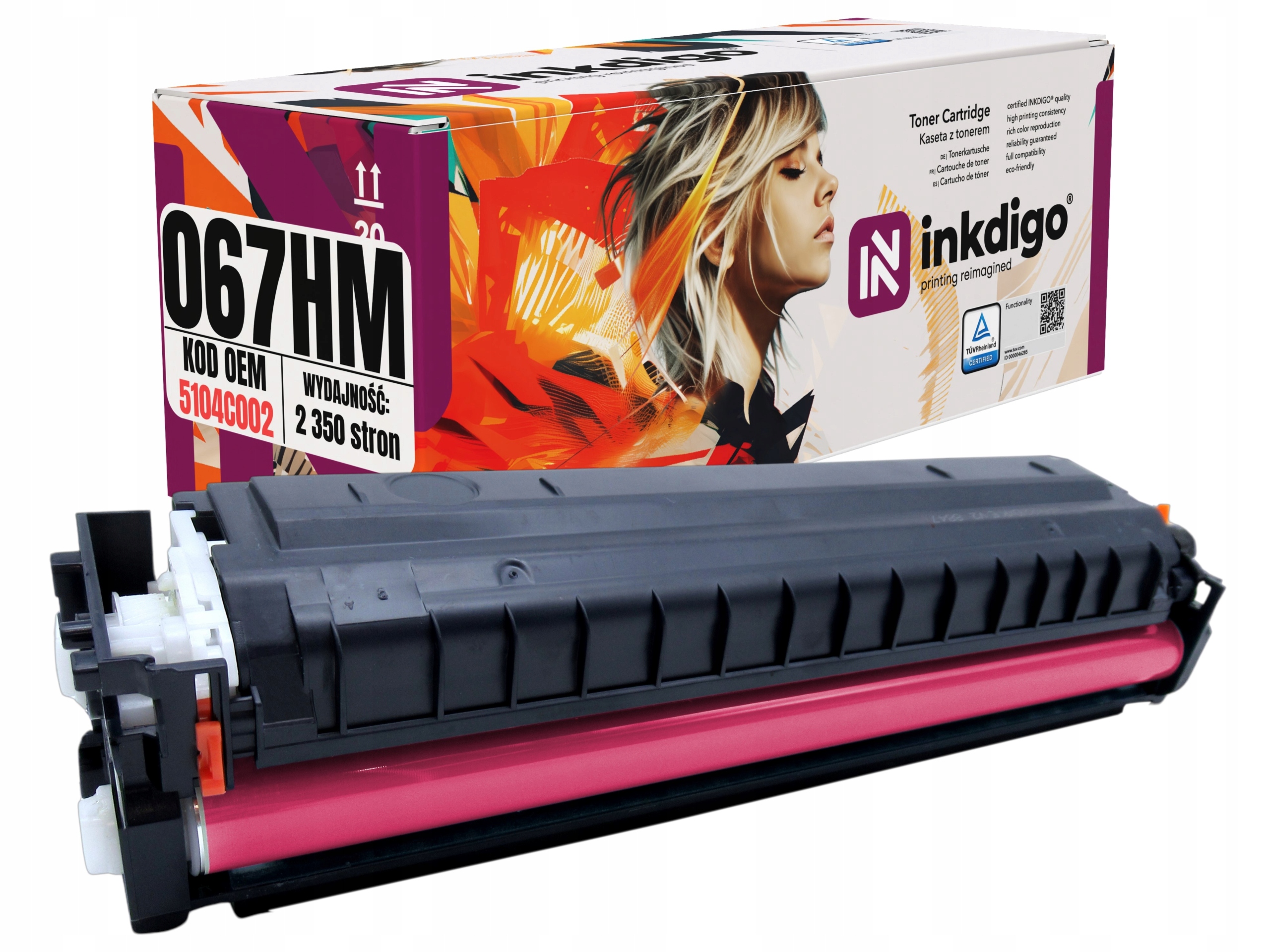 Toner pro Canon MF657Cdw MF655Cw MF655Cdw MF651Cw náhradní CRG-067HM