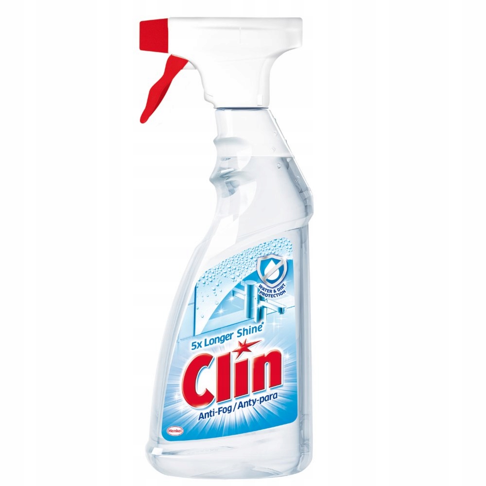 

Clin Anti-Fog – Płyn do mycia szyb i luster, 500ml