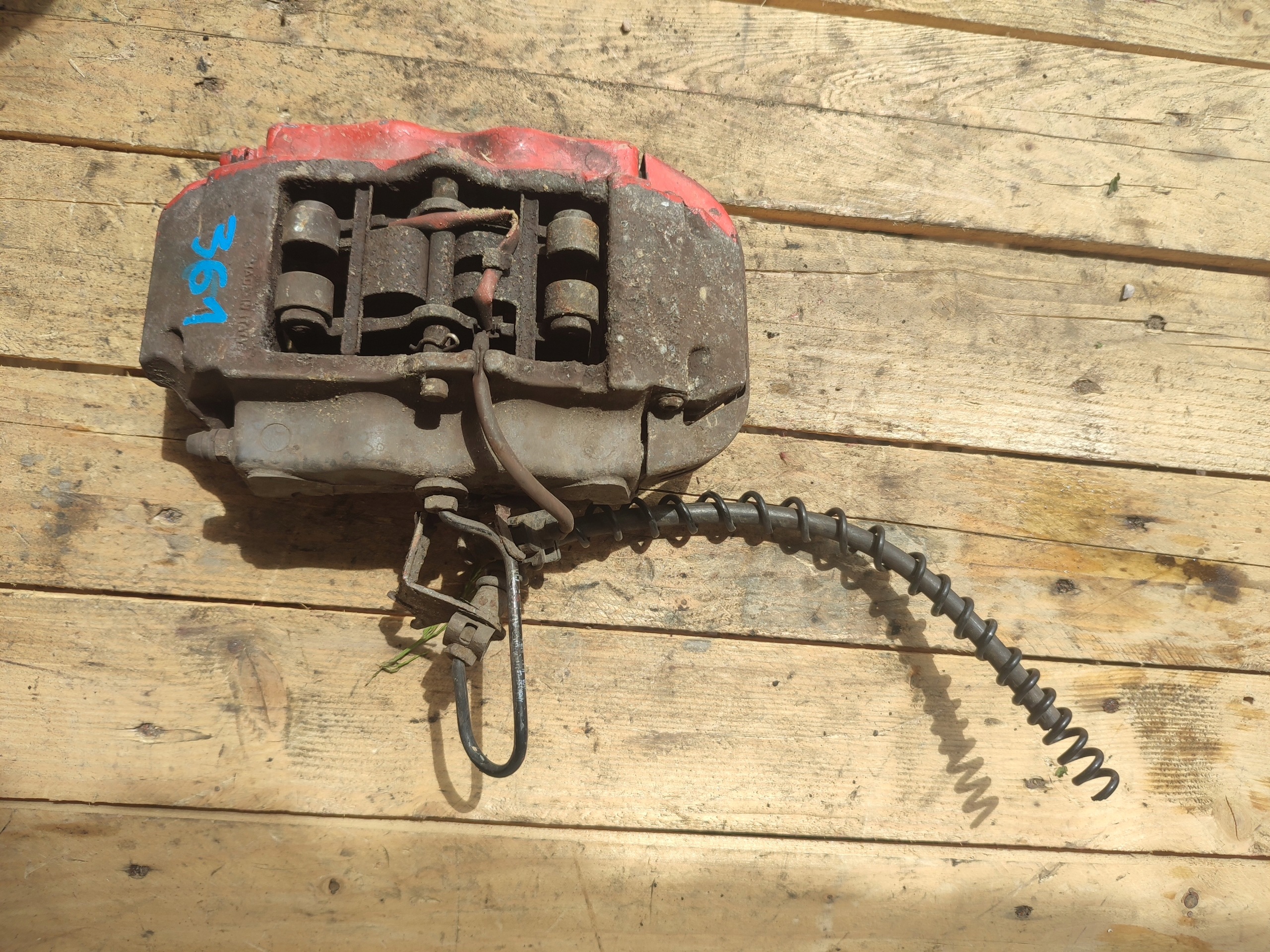 caliper brake left rear part rear audi q7 4l 3.0 tdi