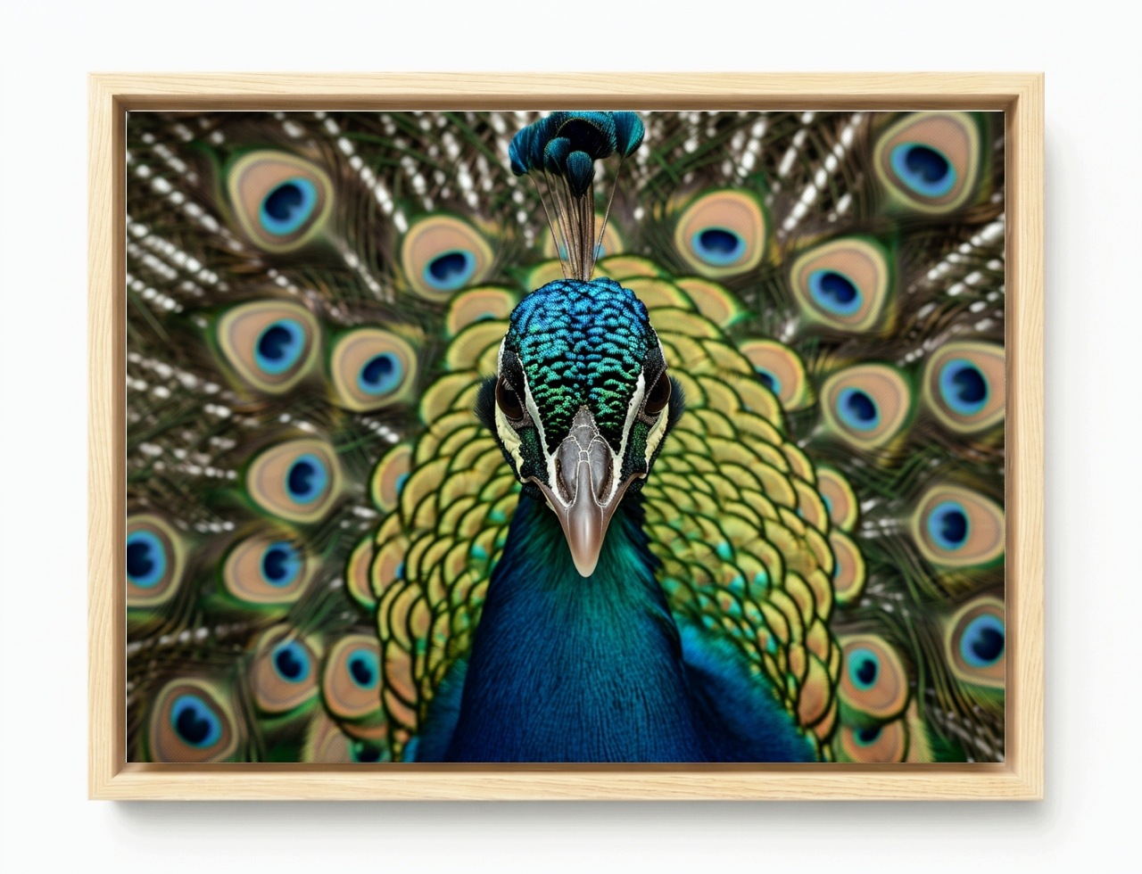 Obraz Rama American Box Príroda Fauna Príroda Makro Portrét Vták Paw 80x60