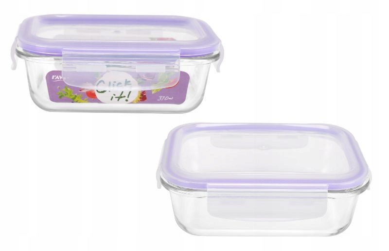 

Pojemnik Żaroodporny Żarowy Szklany Z Pokrywką 370