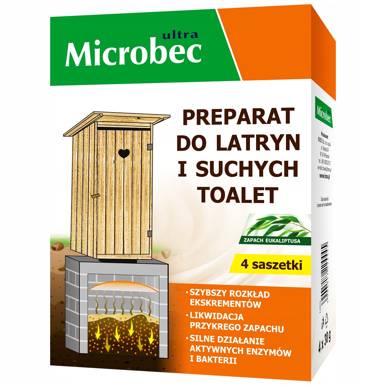 

Preparat do Latryn i suchych toalet Microbec Ultra