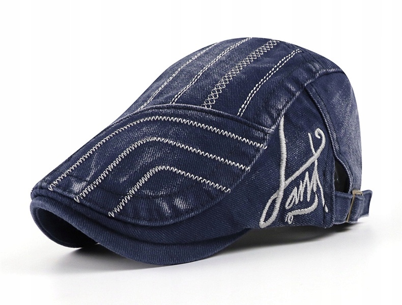 Kšiltovka Džínová Kašička Modrá Bavlna #5