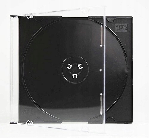 

Pudełka na płytę CD x1 Slim 5mm Czarne 10szt