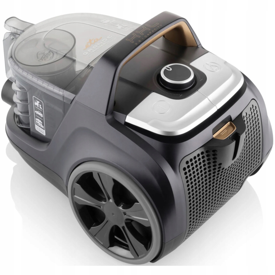 Odkurzacz bezworkowy ETA Grande Animal 251790000, 850W, Hepa 3,2l Turbo PET Kolor dominujący czarny