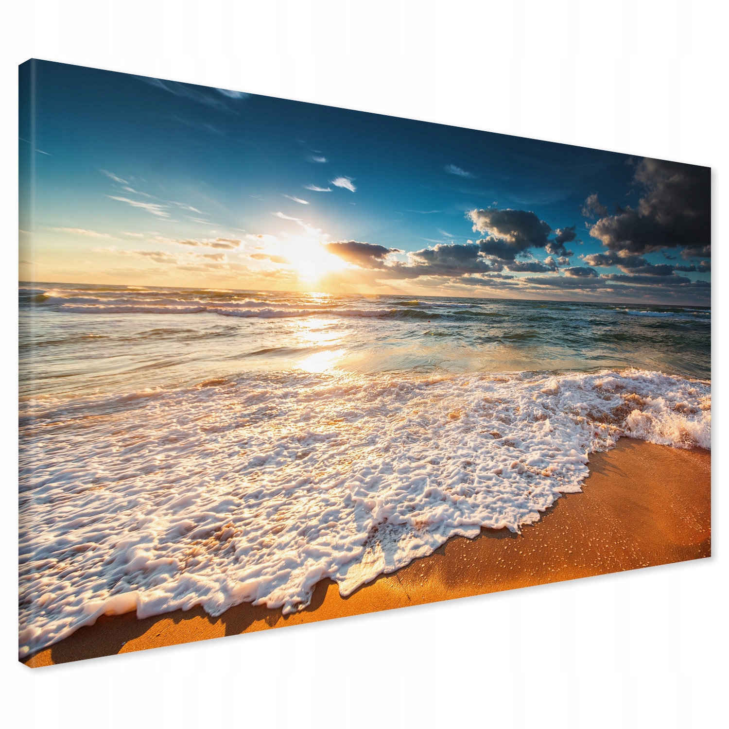 

Obraz na płótnie Zachód słońca morze 120x80