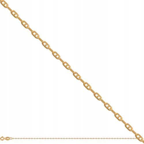 Zlatý řetízek 585 pánský nafukovací Marina R50 2.30 g, elegantní pro každodenní nošení