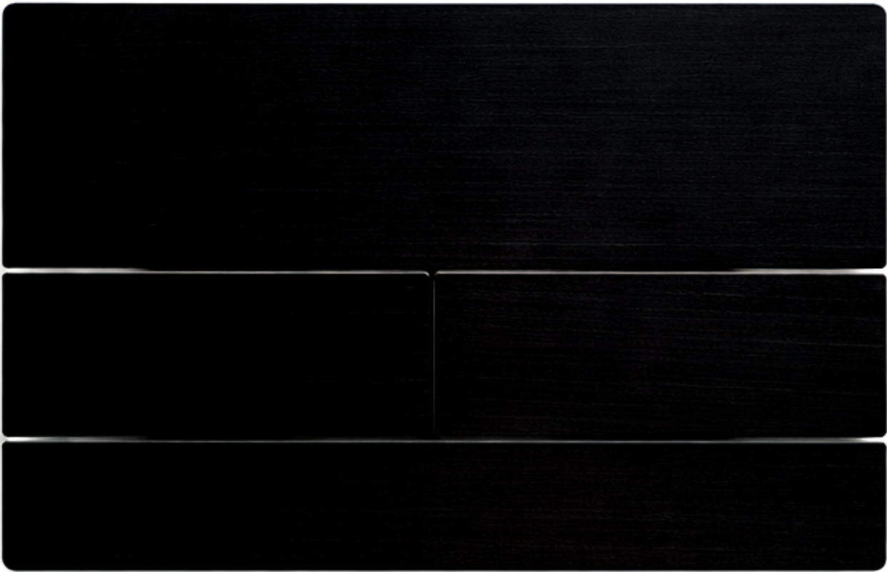 Splachovacie tlačidlo Oceľové T2 čierne matné pre Wc Geberit Duofix UP320 UP720