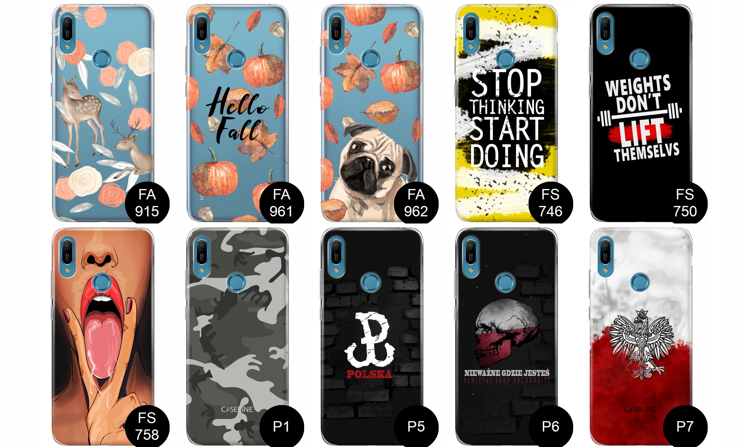 Etui do Huawei Y6 Prime 2019 case wzory