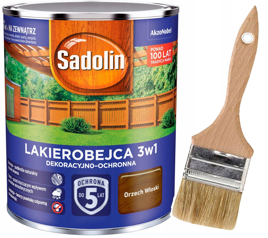 

Sadolin Lakierobejca do drewna 3w1 0,7L Orzech