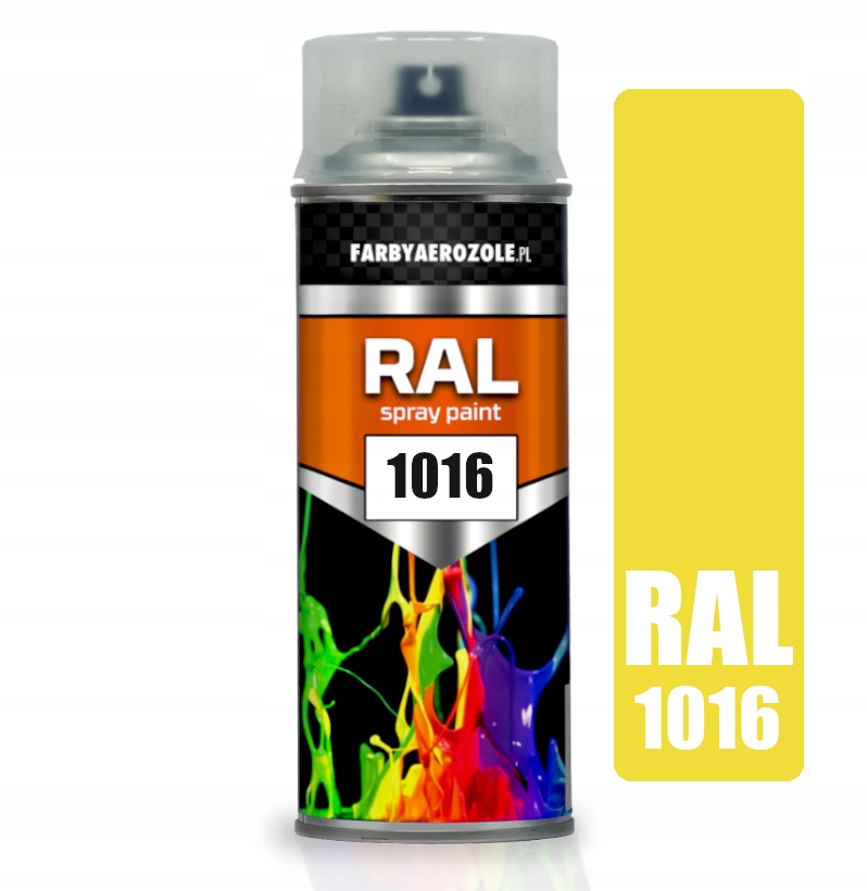 

Lakier Akryl Spray Ral 1016 Połysk Siarkowy Żółty