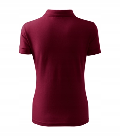 KOSZULKA polo DAMSKA PIQUE MALFINI 210 T-SHIRT garnet L Rozmiar L