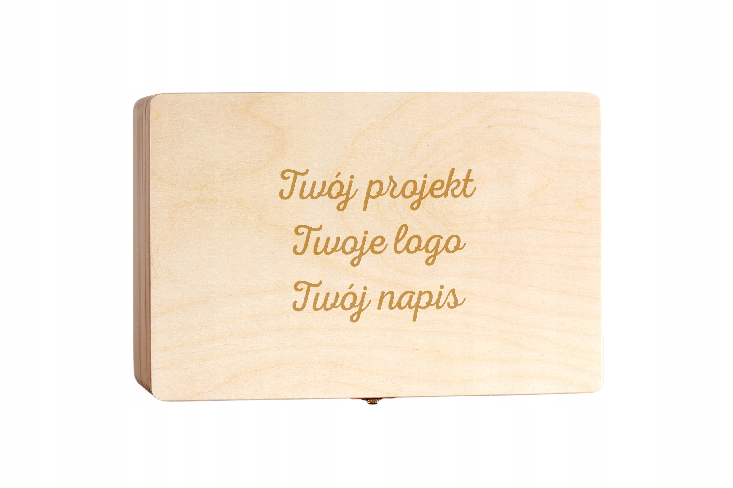 

Pudełko Skrzynka z Twoim grawerem logo napisem