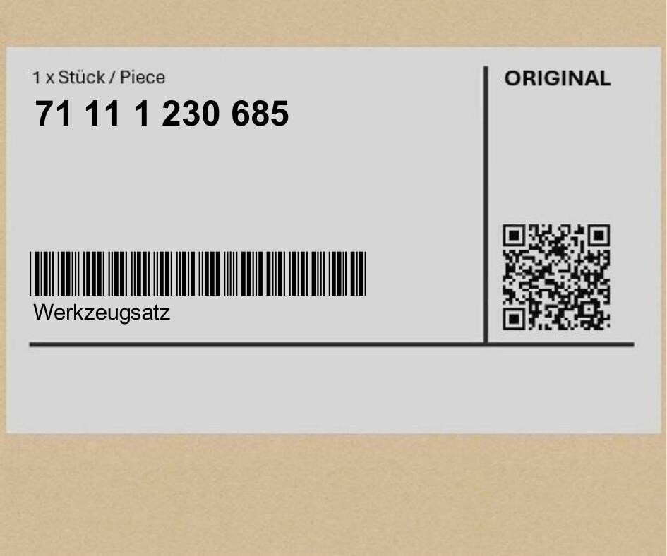 Zestaw narzędzi BMW R 100, /7, /T, CS, RS, RT, S (76-84) R45-R65LS..78-85 R