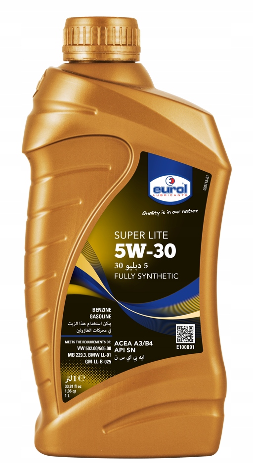 

Eurol Lite 5W30 1L C1,C2,FORD,502/505 Vw