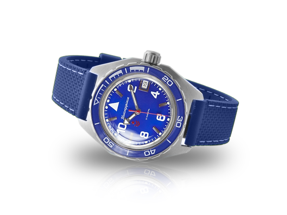 Automatické Hodinky Vostok Komandirské Retro Modré