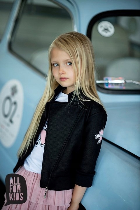 ALL FOR KIDS KURTKA RAMONESKA CZARNA A'L ZAMSZ 104 Marka All For Kids
