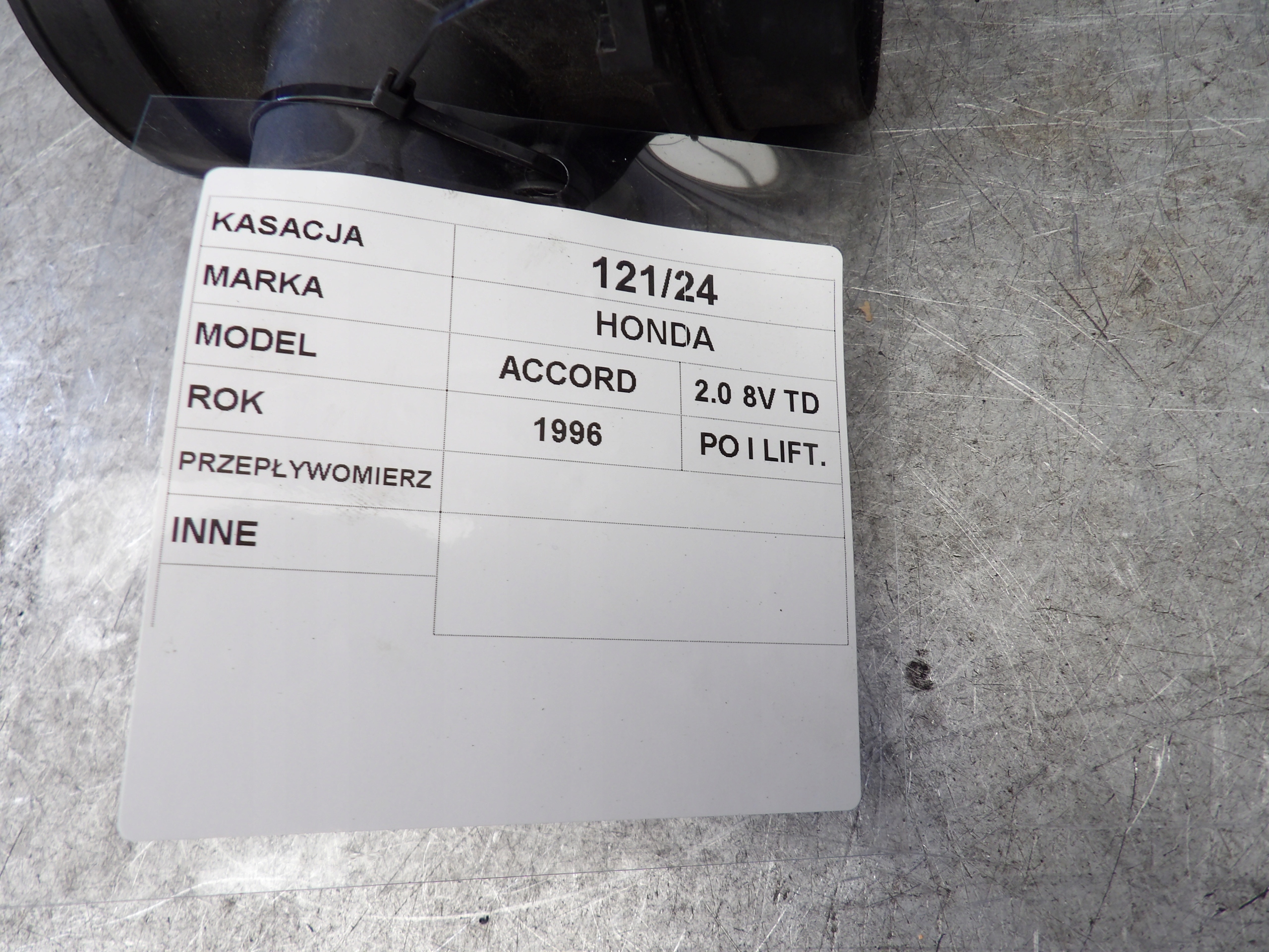 Honda Accord V flow meter 2,0TD 0281002120