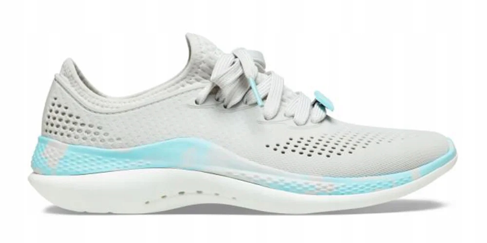 Crocs Dámské polobotky LiteRide 360 Marbled velikost 34,5 bílo-šedé