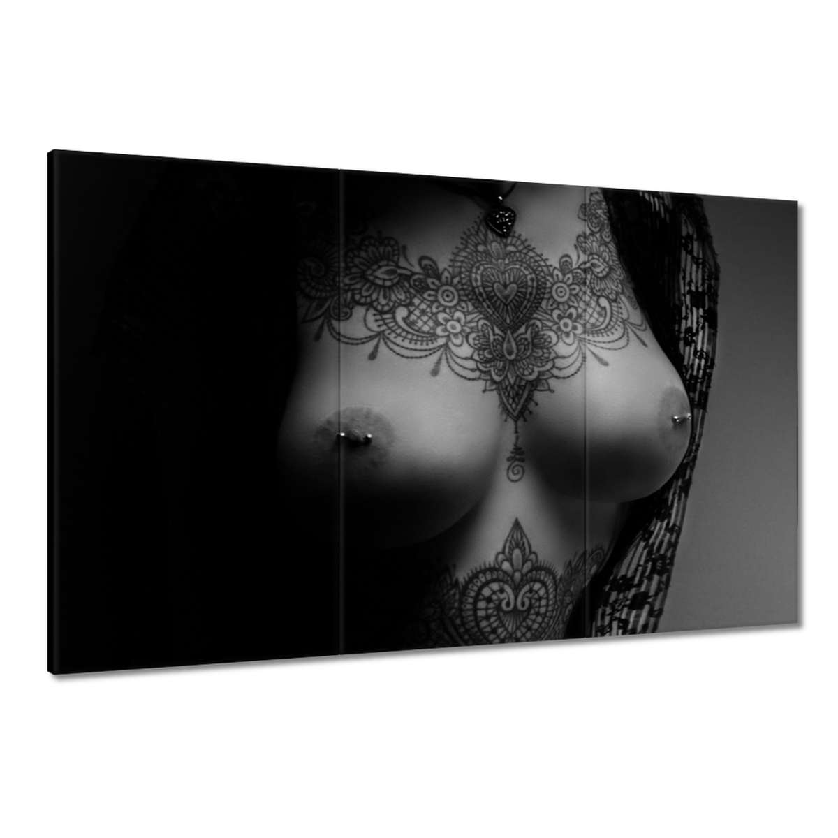 Obrazy 120x80 Dívka s tetováním