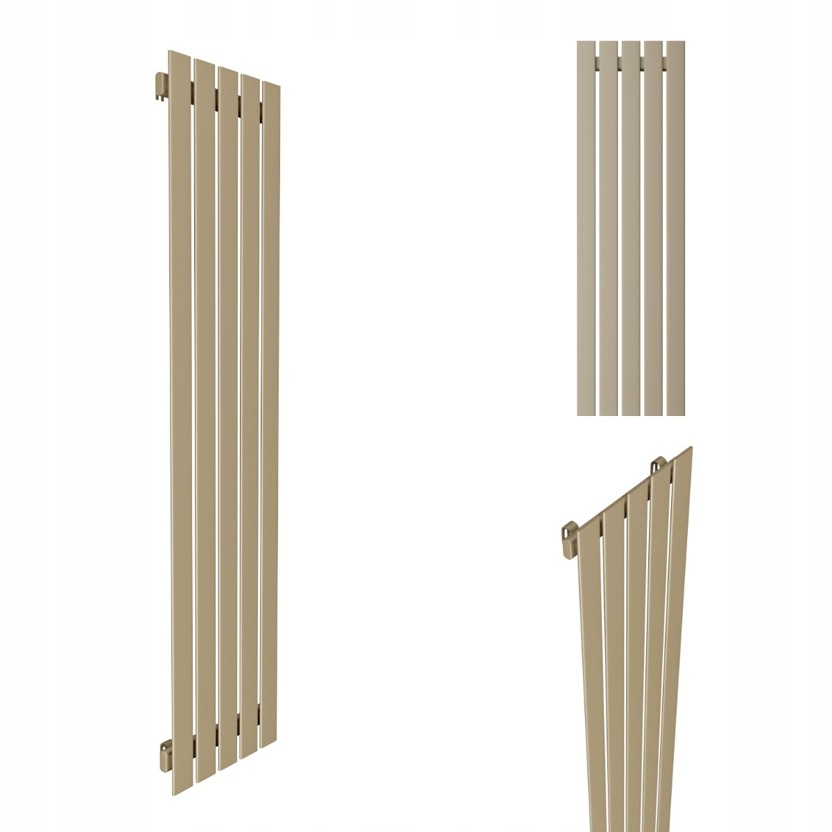 Dekorativní Vertikální RADIÁTOR-R5 1600/380 Béžový