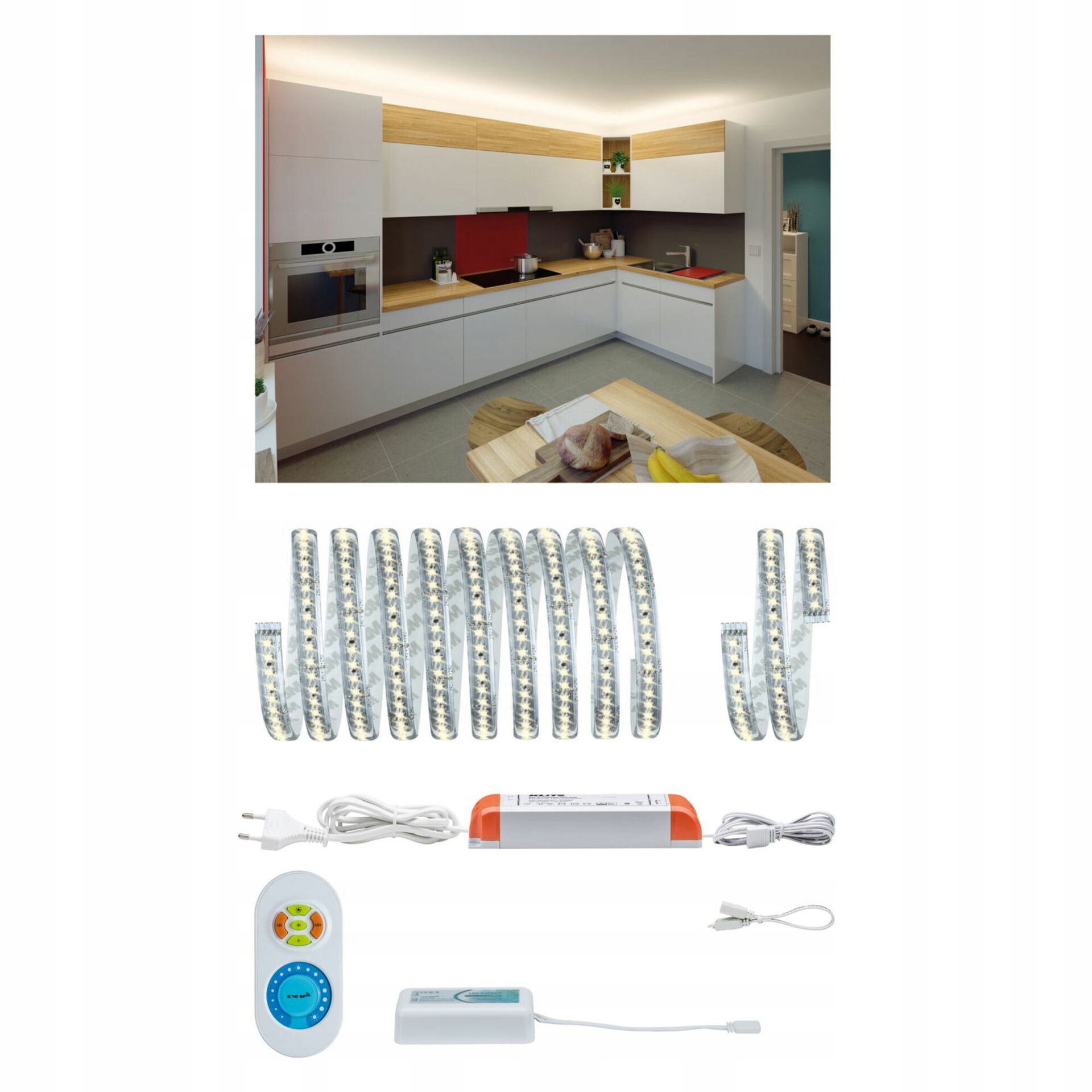 Paulmann MaxLED 1000 Comfort 3m kuchynský set, IP44, 2700K, SmartHome, 35W