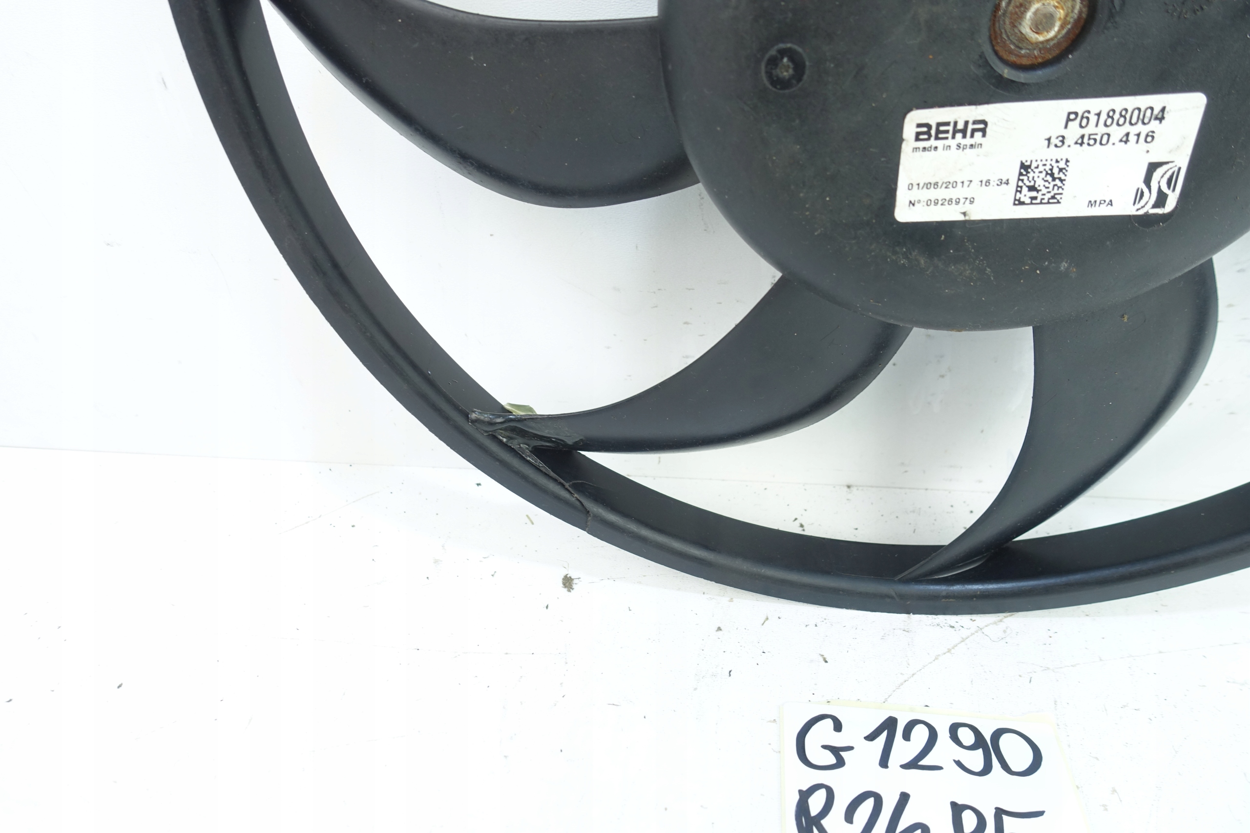 OPEL ADAM 2012- radiator fan 13450416