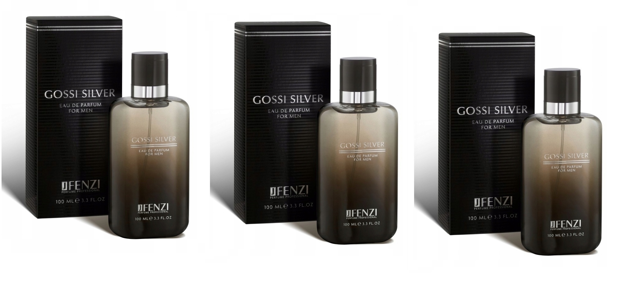 JFenzi Gossi Silver 3x100 ml parfémovaná voda