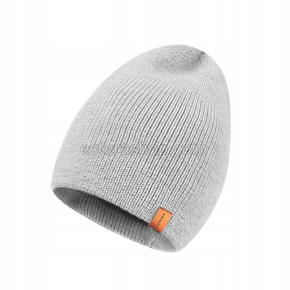 Ciepła czapka na zimę wełna 100%