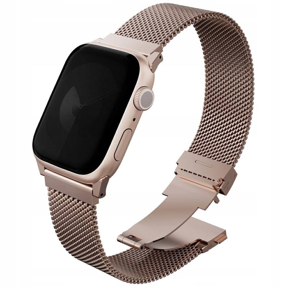 Řemínek Uniq Dante Pro pro Apple Watch 49/46/45/44mm, nerezová ocel, metalický