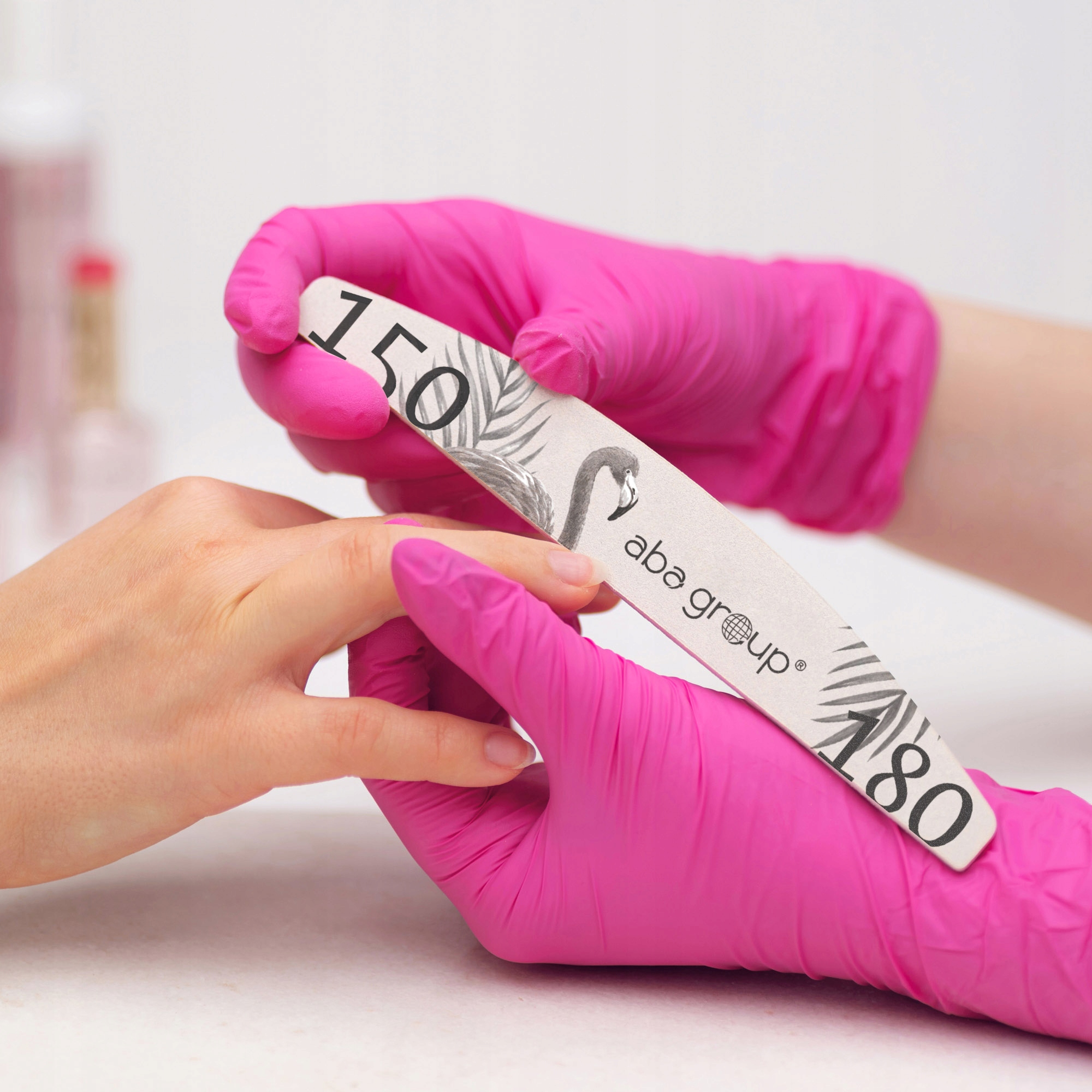 Pilnik do Paznokci 150/180 Łódka Półksiężyc Standard Aba Group Zestaw 50szt Rodzaj pilnik