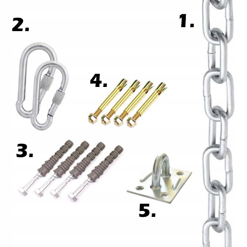 BUJANY PODWÓJNY KOSZ + PODUSZKI + ZESTAW MONTAŻOWY Wysokość maksymalna 204 cm