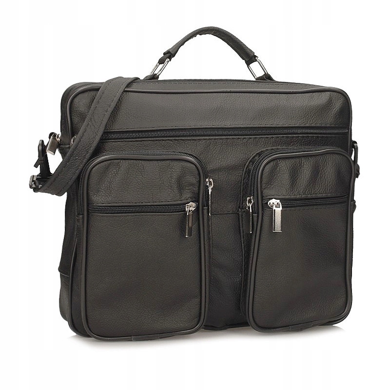 Prostorná celodenní kožená taška Vip TM-8