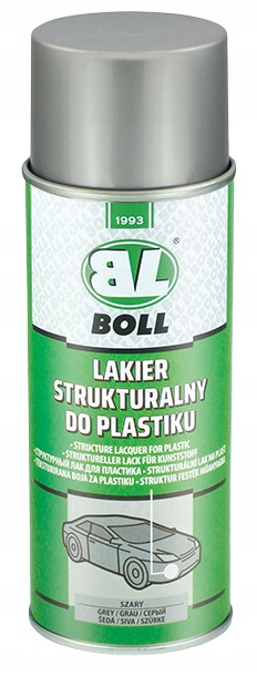 

Boll Lakier Strukturalny Do Plastiku Szary 400ML