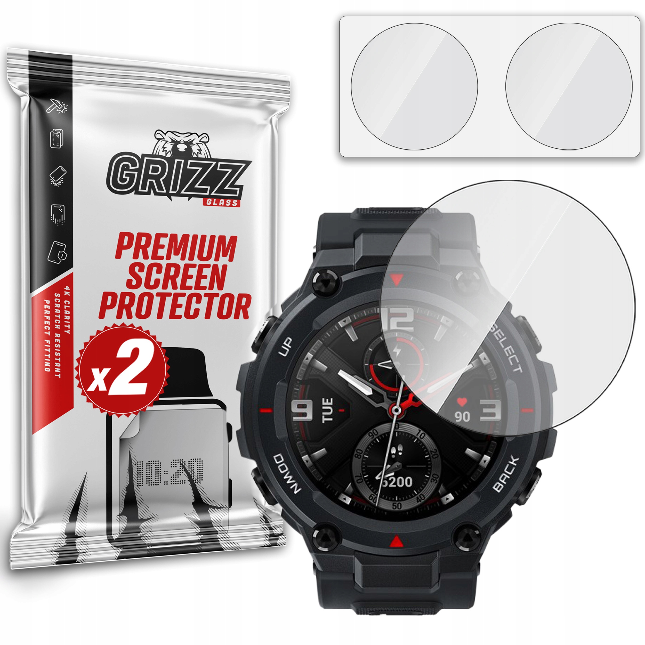 

2x Szkło hybrydowe do Amazfit T-Rex
