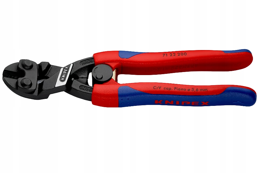 Nůžky na dráty ohnuté Knipex CoBolt 71 22 200 200 mm Najder